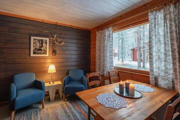 Фото номера Коттедж с 2 спальнями Дома для отпуска Torassieppi Cottages г. Särkijärvi 10