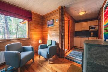 Фото номера Коттедж с 2 спальнями Дома для отпуска Torassieppi Cottages г. Särkijärvi 7